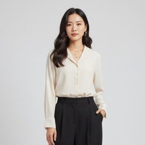 TR Bentley V- Neck Relax classic Blouse